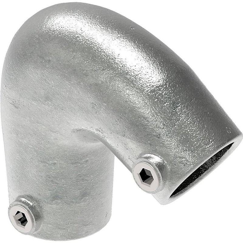Raccord coudé, inclinaison variable 40 - 70°, pour tube Ø 48,3mm