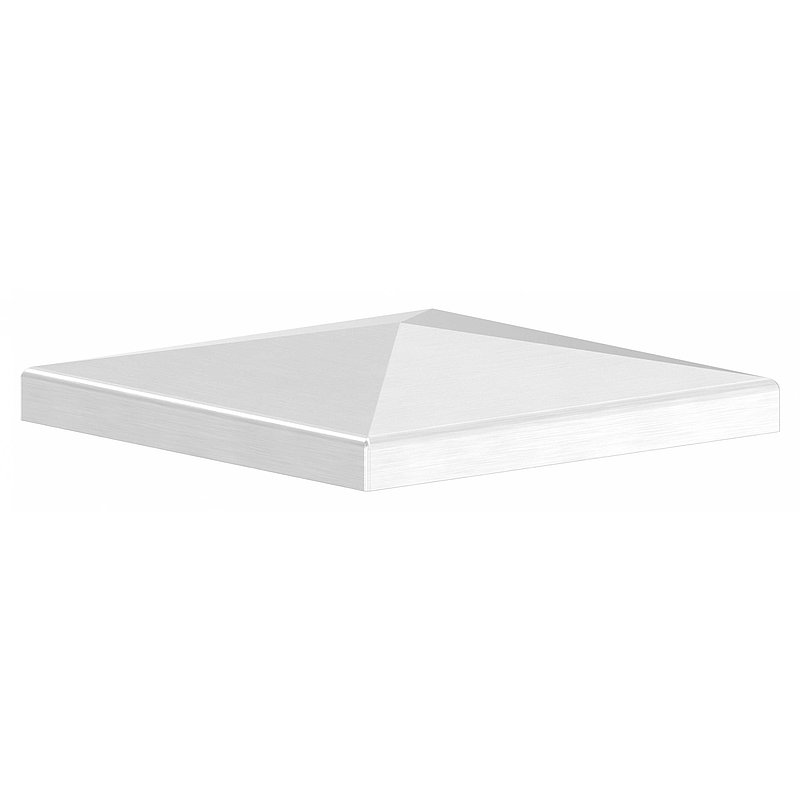 Pyramidenkappe, für Rohr 100x100mm, V2A