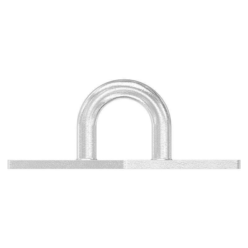 Fixing eyelet with square plate AISI316