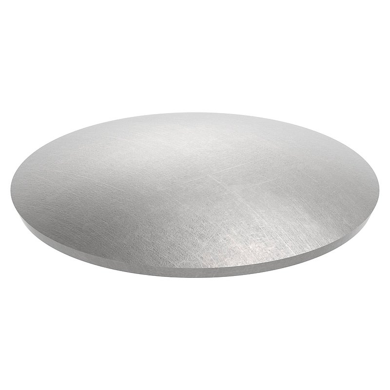 Halbrundschale 60x2,5mm, H: 9mm