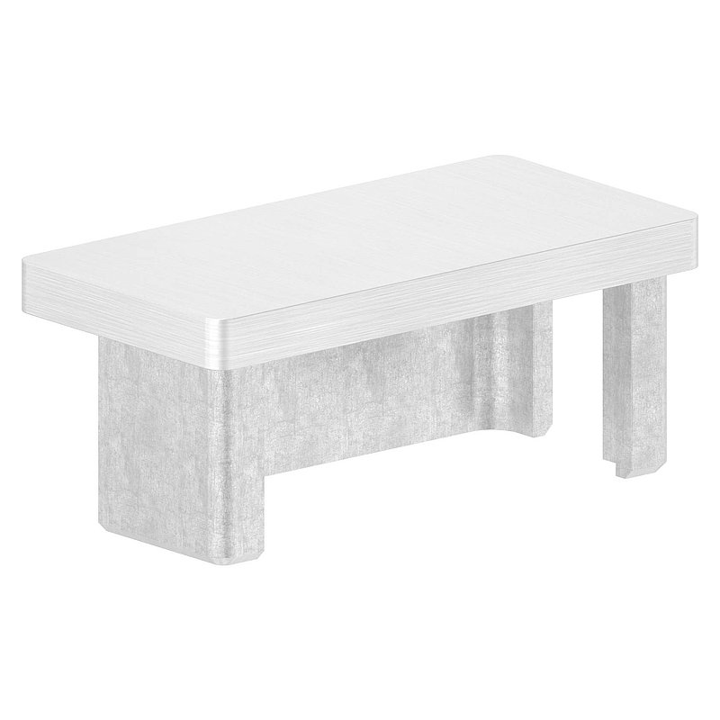 Einsteckkappe, für Rohr 60x30x2,0mm, V4A
