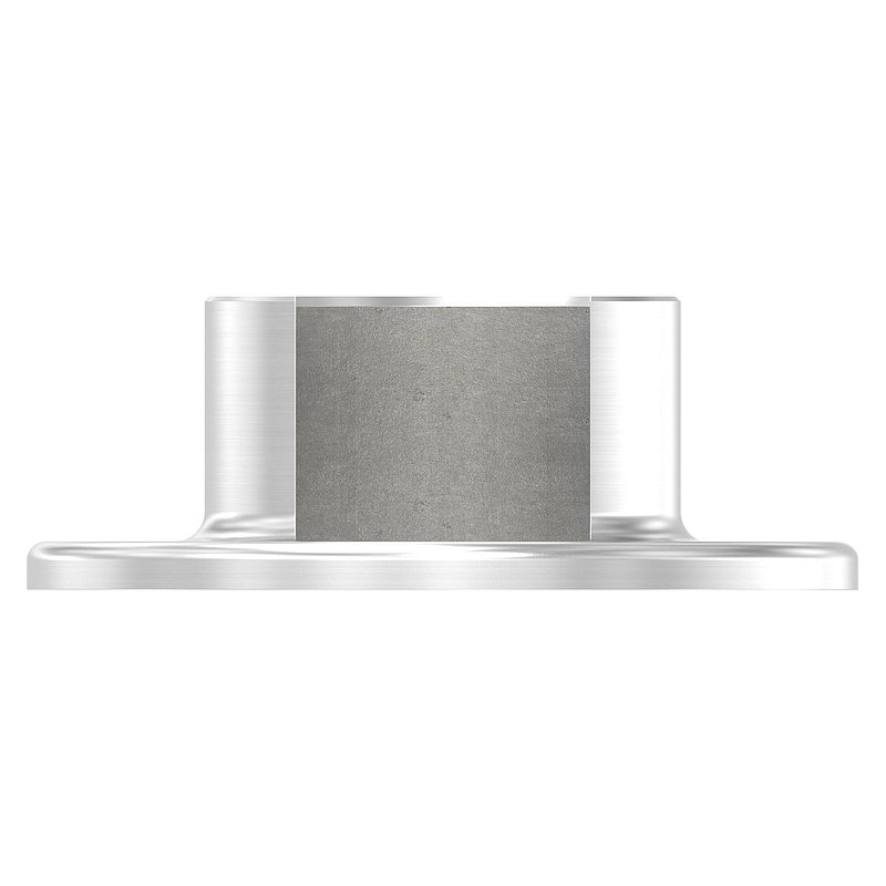 Wall mounting for grooved tube 42.4 mm, AISI316