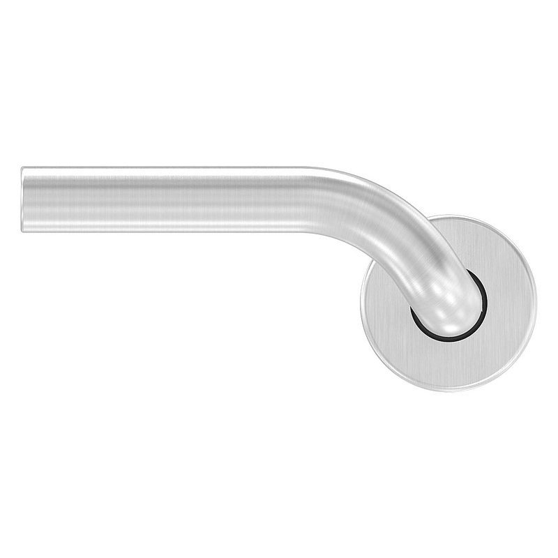 Pair of lever handles, rotatable, AISI304