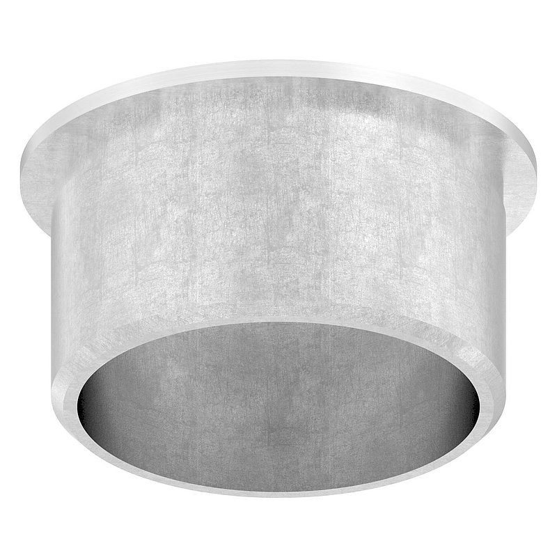Rohrabschlussstopfen zum Kleben mit M8 für 42,4x2,5mm, V2A