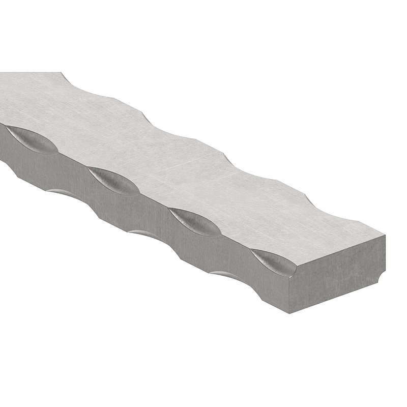 Flacheisen S235JR, 30x12mm, L: 3000mm