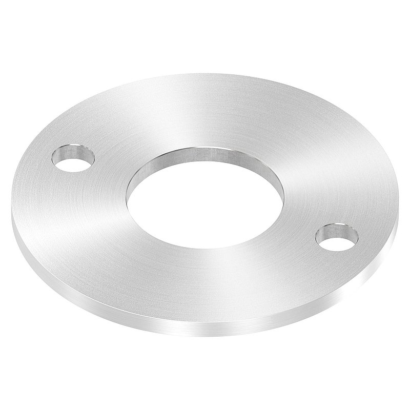 Ankerplatte Ø 120x6mm, mit Rundschliff, V2A