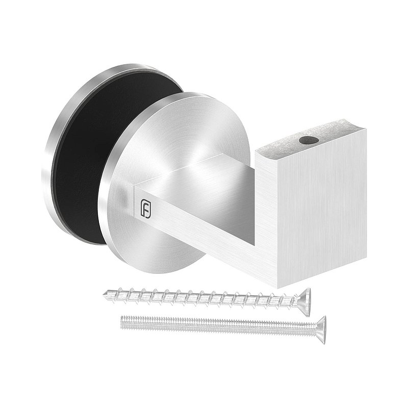 Sensa Design 1, pour tube 42,4mm, pour montage sur verre, V2A