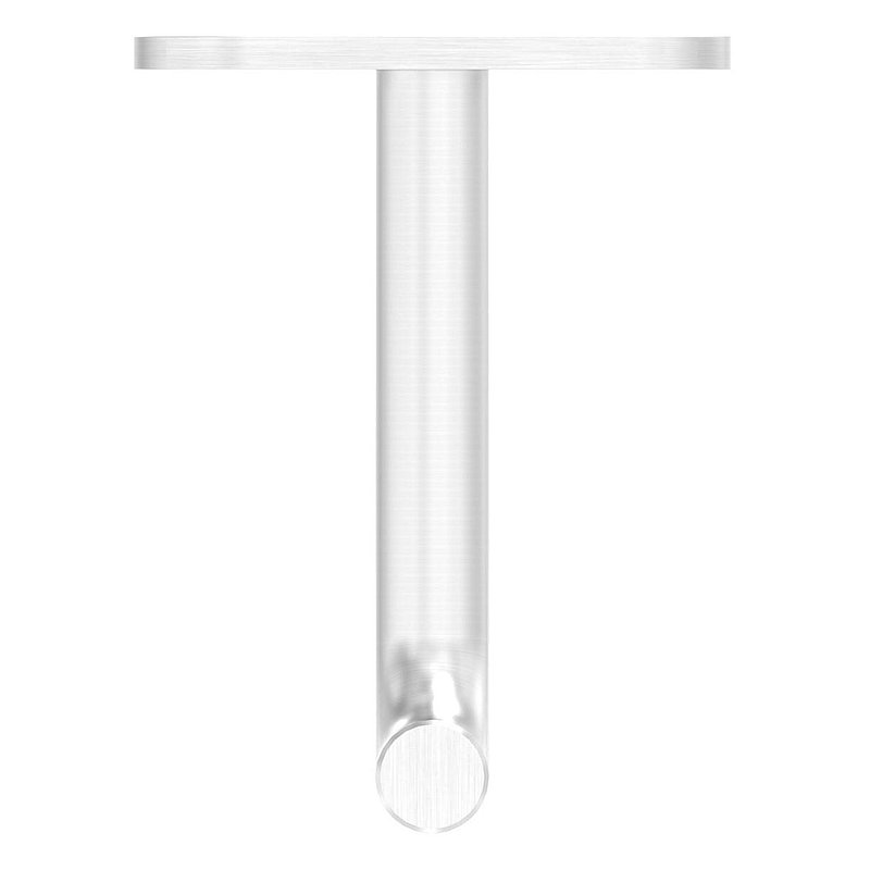 Bügel Ø 12mm mit gerader Handlaufanschlussplatte, V2A