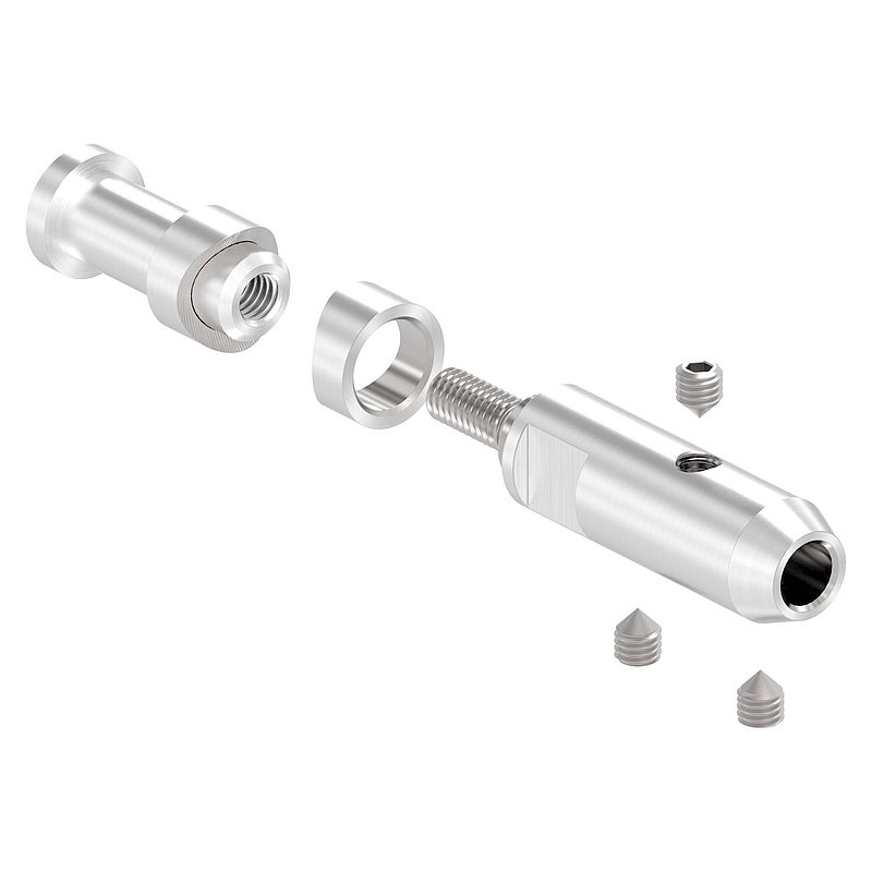 Porte câble pour câble Ø 6mm, V2A