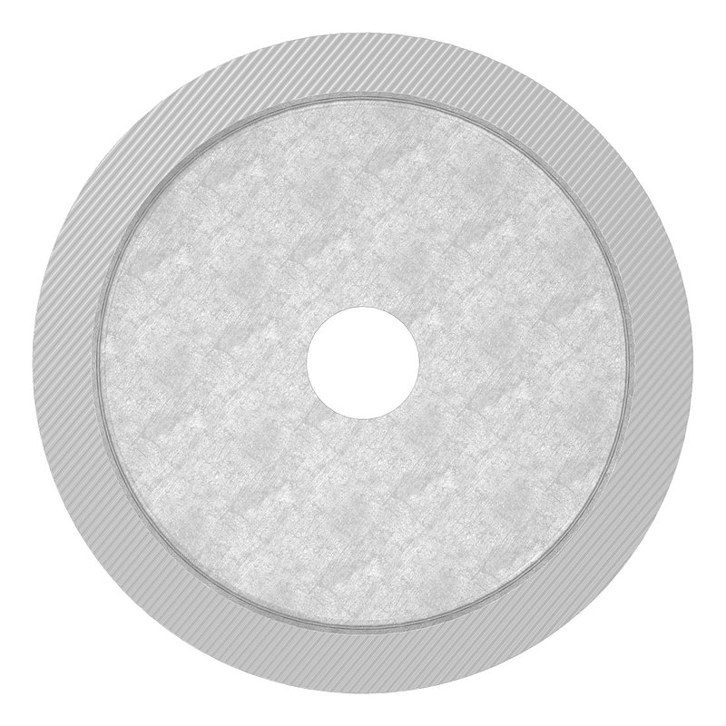 Unterteil für 62mm Glaspunkthalter, t: 20mm, V2A
