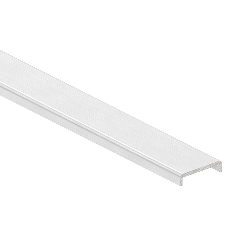 Edge protection EXTRA SLIM, for glass 20.00 - 21.52mm, L: 3000mm, aluminium E4/EV1