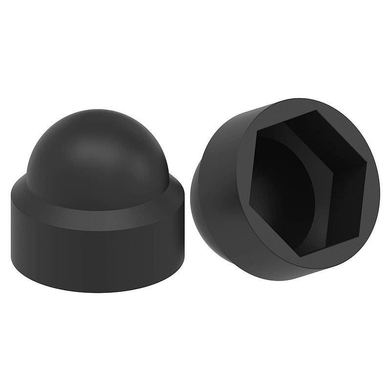 Sechskant-Schutzkappe für M8, schwarz