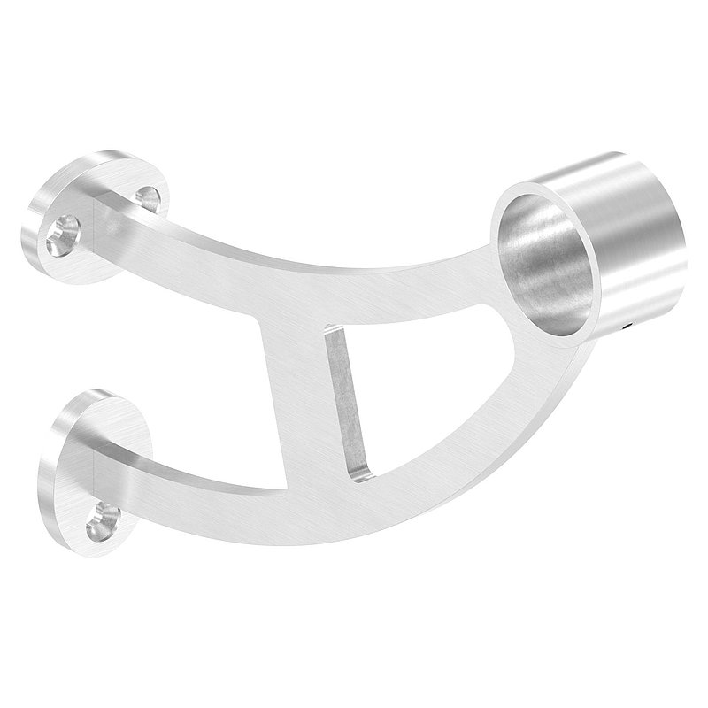 Fußlauf- / Handlaufstütze, für Rohr 33,7mm, V2A