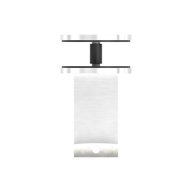 Sensa Design 1, pour tube 42,4mm, pour montage sur verre, V2A