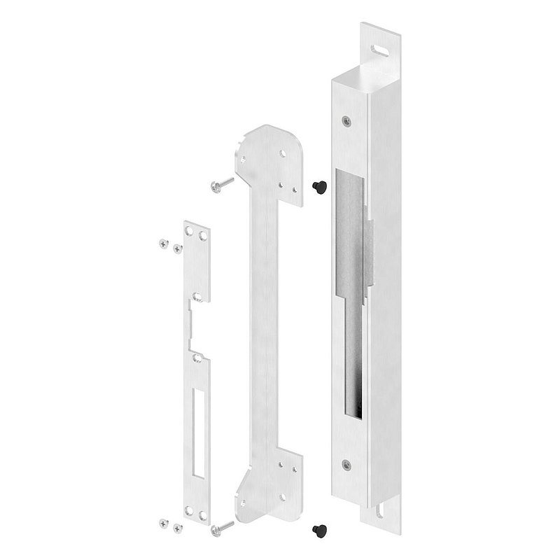 Gegenkasten zum Aufschrauben, für Abstand 72 / 92 mm für 40mm, DIN L, V2A
