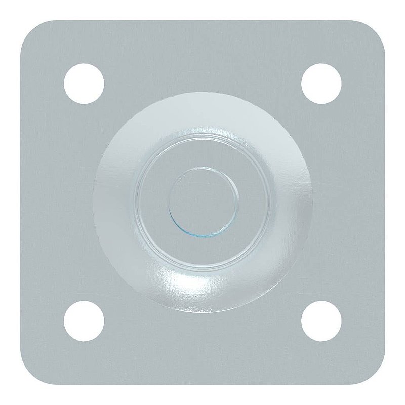 Paumelle de porte M20 avec plaque réglable, électro-zinguée
