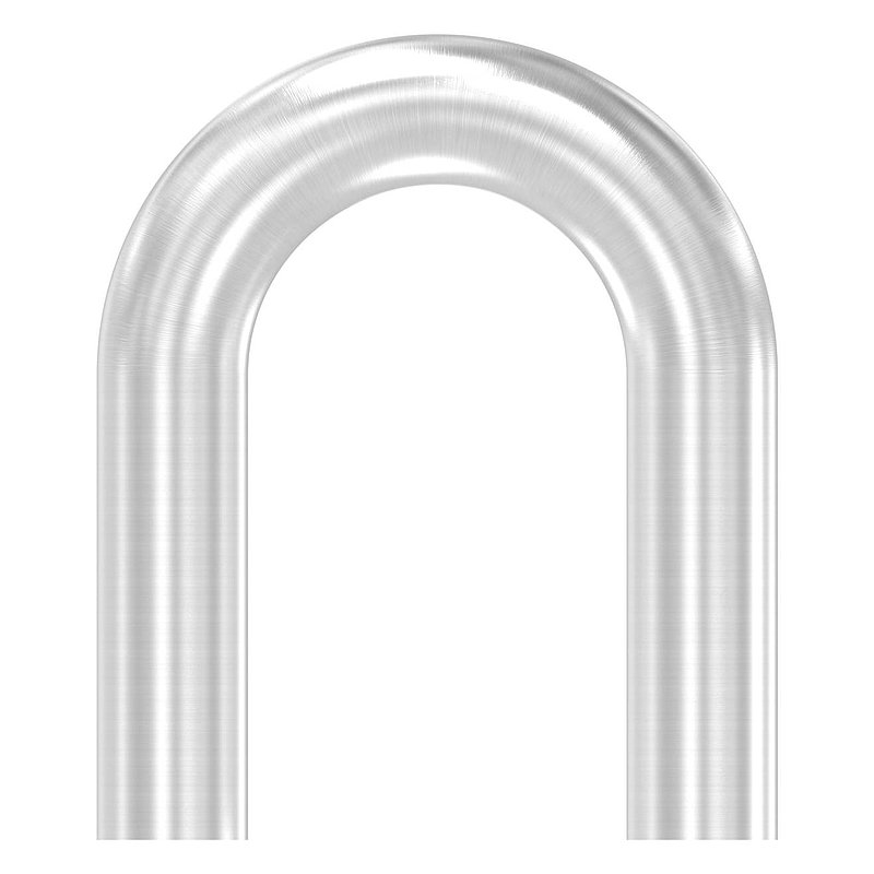 Tube bend 180°, made from 42.4x2.5mm tube, AISI304