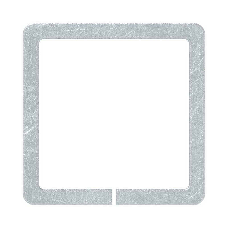 Compensation sleeve from 8x8 to 10x10mm, galvanised