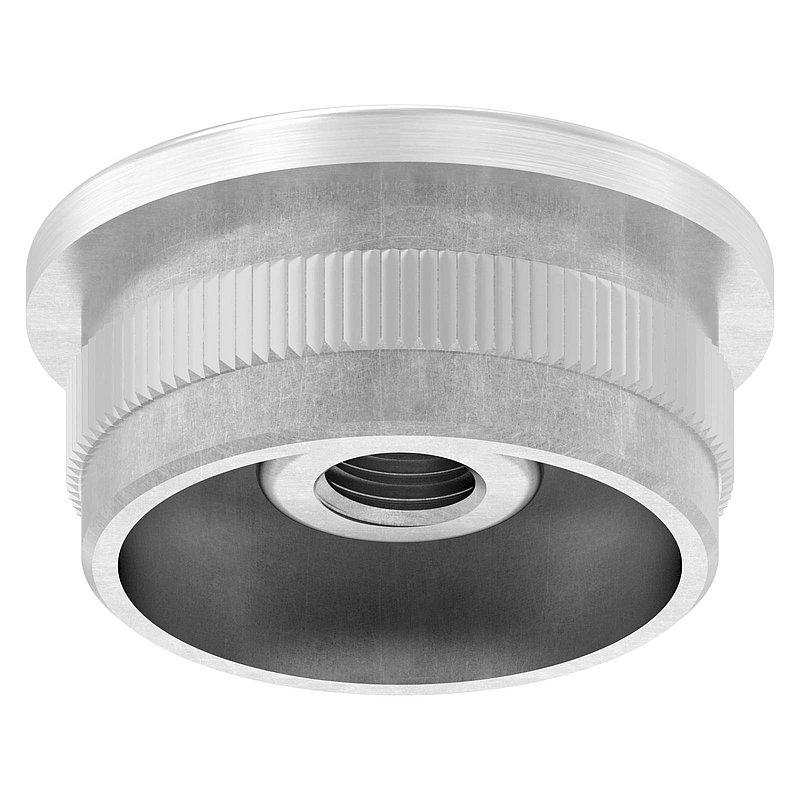 Rohrabschlussstopfen, für Rohr 33,7x2,0mm, V2A