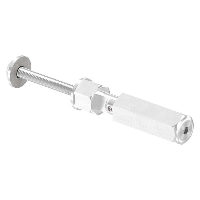 Embout fileté à monter soi-même, avec articulation, pour câble Ø 4mm, V2A