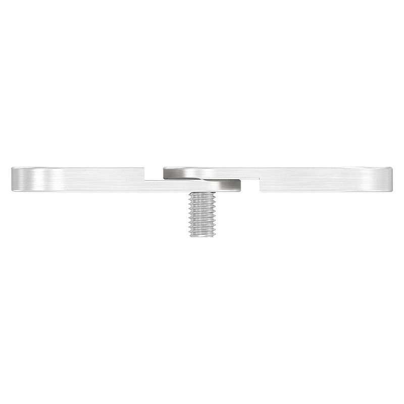 Handlaufanschlussplatte verstellbar, flach, V2A