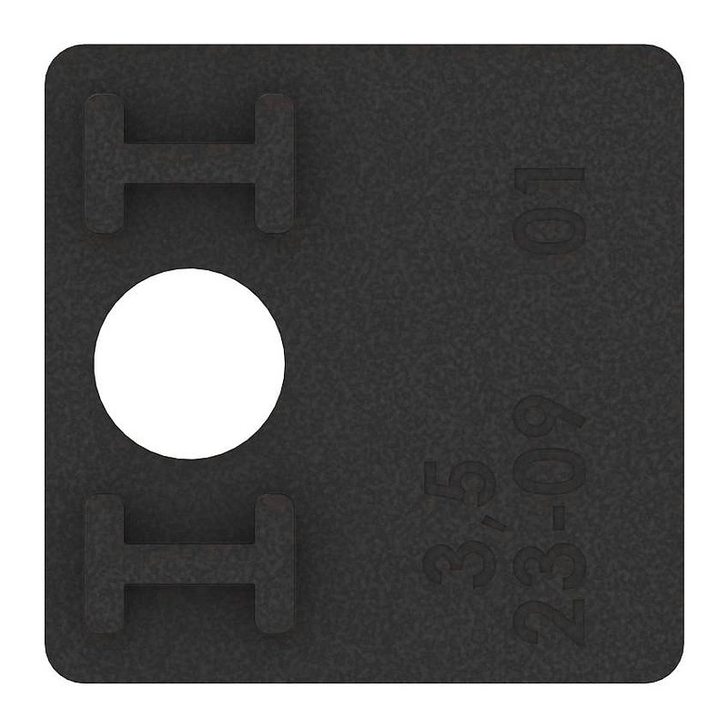 1 Paar Gummi für Mod. 36, für VSG-Glas 10,76mm