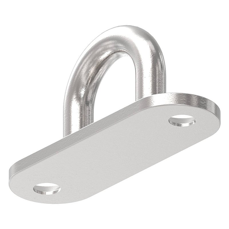 Befestigungsöse mit ovaler Platte V4A
