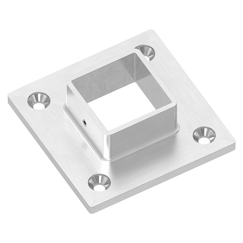 Wand- und Bodenanker, für Rohr 40x40mm, V4A