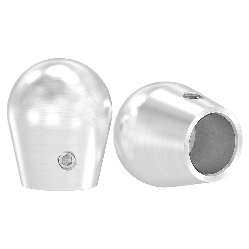 Endkappe für 14mm Rundmaterial, V2A