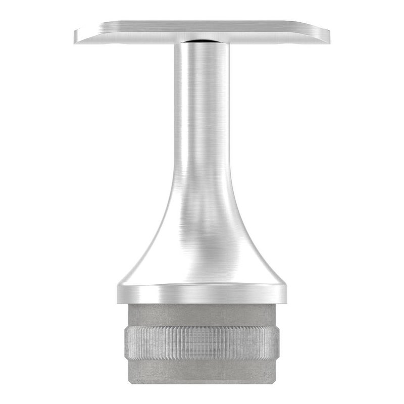 Rohrabschlussstopfen für Rohr 42,4x2,0mm, Handlaufanschlussplatte: 42,4mm, V2A
