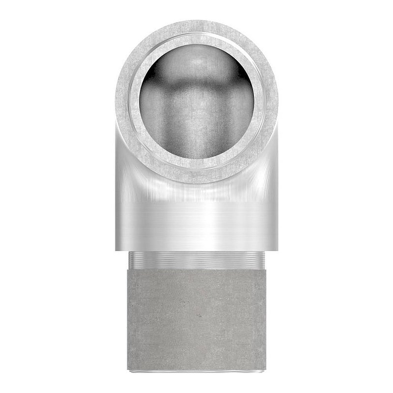 Rohrbogen 90° eng, für Rohr 26,9x2,0mm, V2A