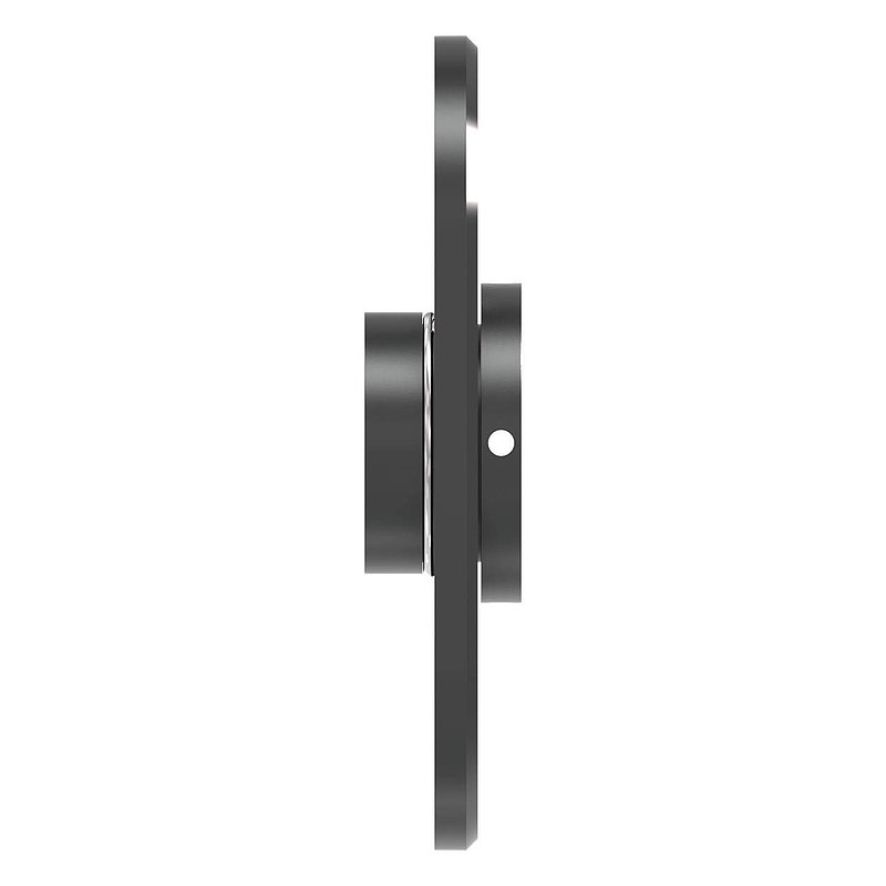 Montageplatte oval: 65x140mm