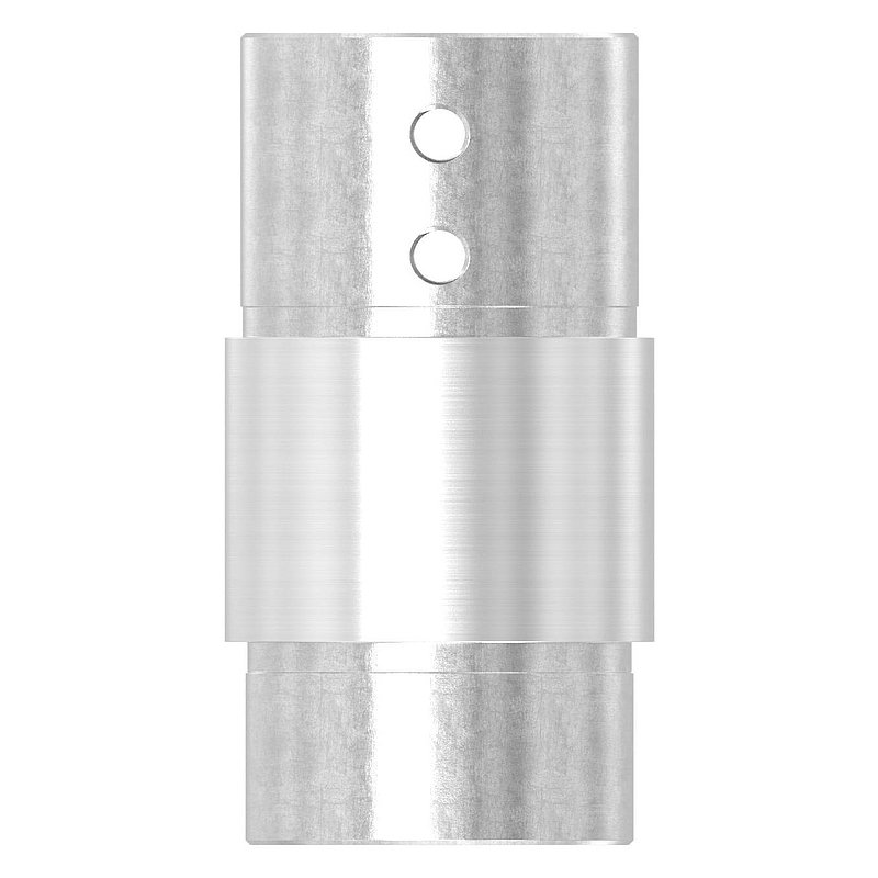 Connector for grooved tube 42.4x1.5mm, AISI316