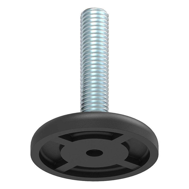 Pied réglable avec vis de compensation M10x50