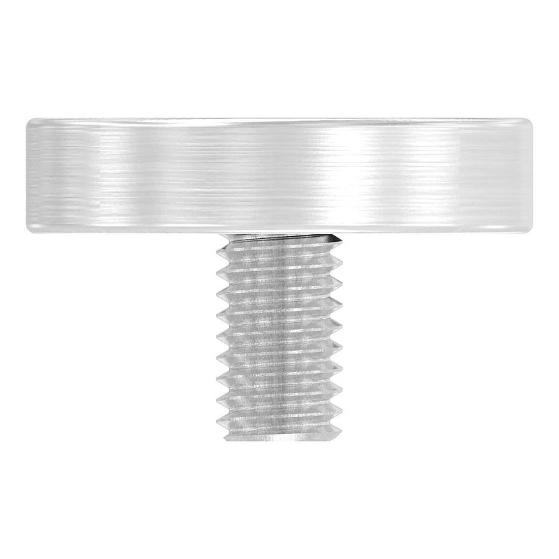Handlaufanschlussplatte verstellbar, flach, V2A
