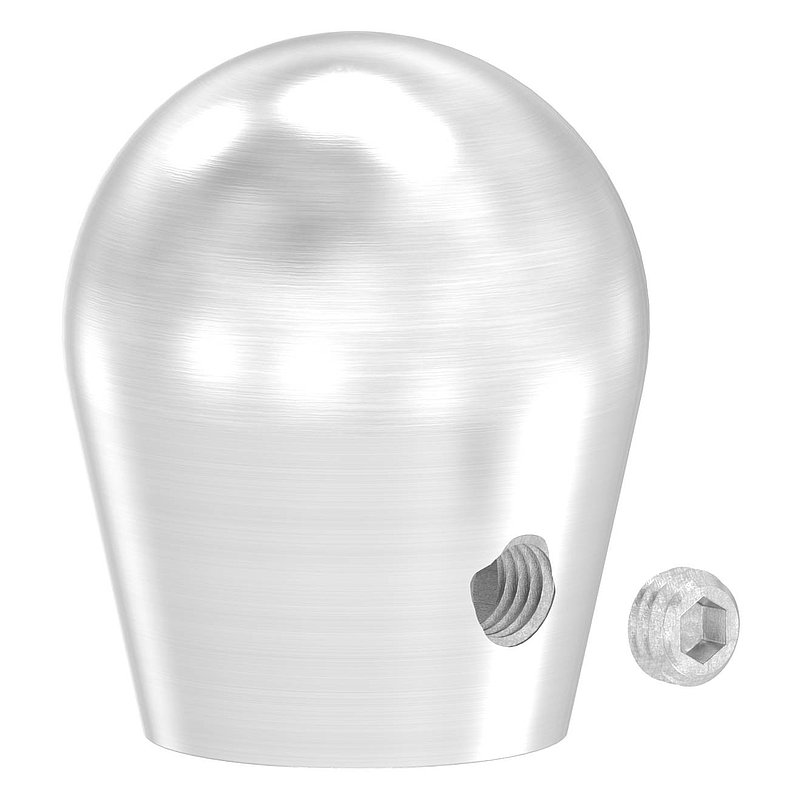 Endkappe für 14mm Rundmaterial, V2A