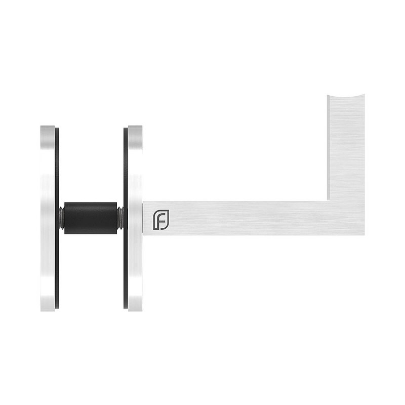 Sensa Design 1, pour tube 42,4mm, pour montage sur verre, V2A
