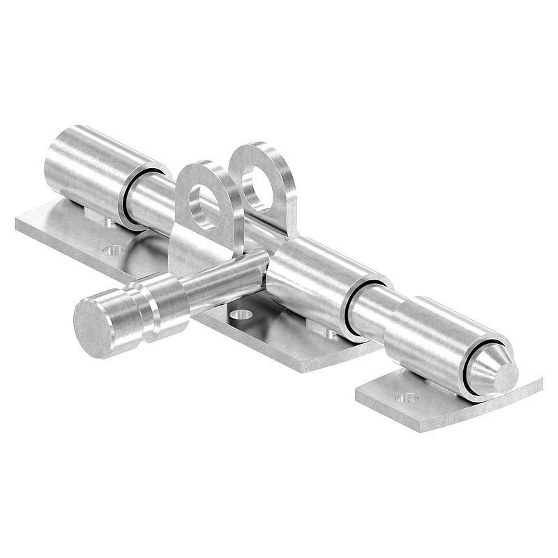 Torriegel zum Anschrauben, Edelstahl V2A