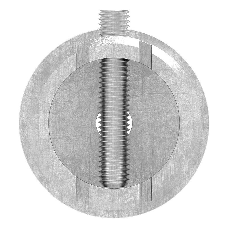 Anschlussstück 90°, Anschluss oben: 48,3mm, V2A