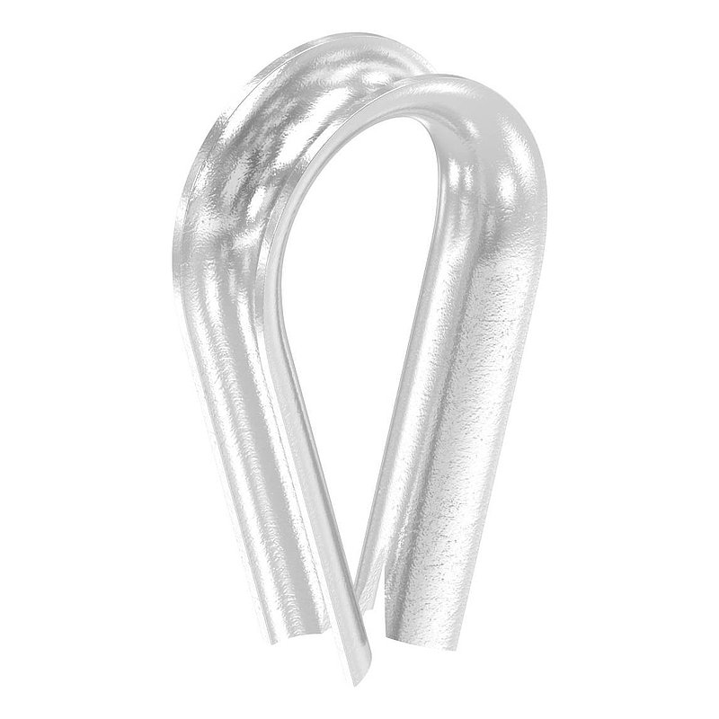 Cosse coeur pour câble 8mm, V4A