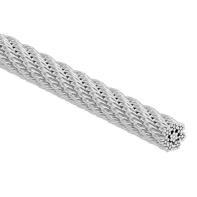 Edelstahlseil Ø 6mm, 7x7, L: 25m, V4A