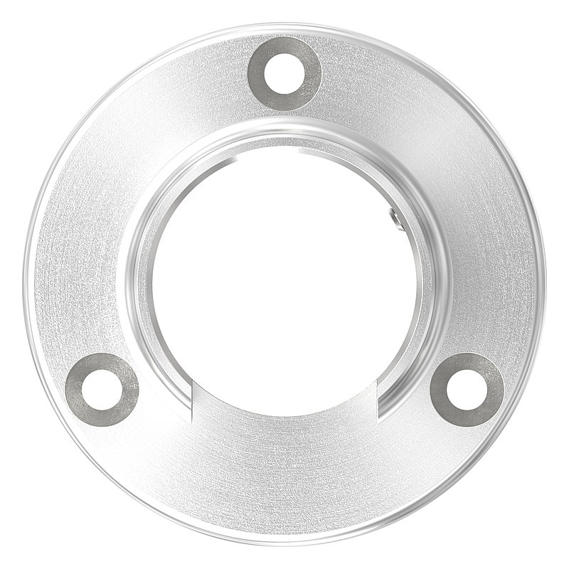 Wall mounting for grooved tube 42.4 mm, AISI316
