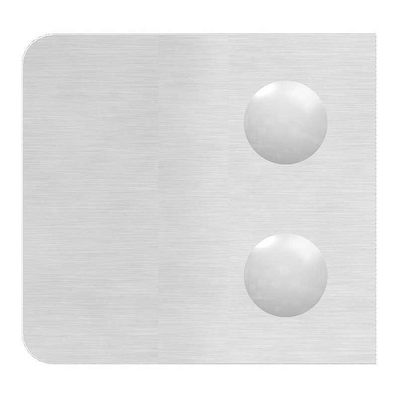 Glass clamp Mod. 34, connection: 76.1mm, AISI316