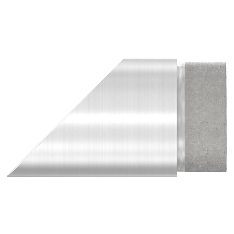Endbogen 45°, für Rohr 48,3x2,0mm, V2A