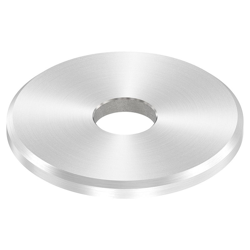 Beilagscheibe 40x3mm mit Fase, Bohrung 10,5mm, V2A