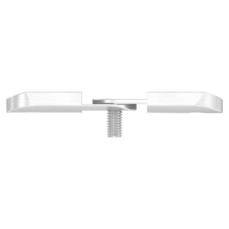 adjustable handrail connection plate, 42.4 mm, AISI316