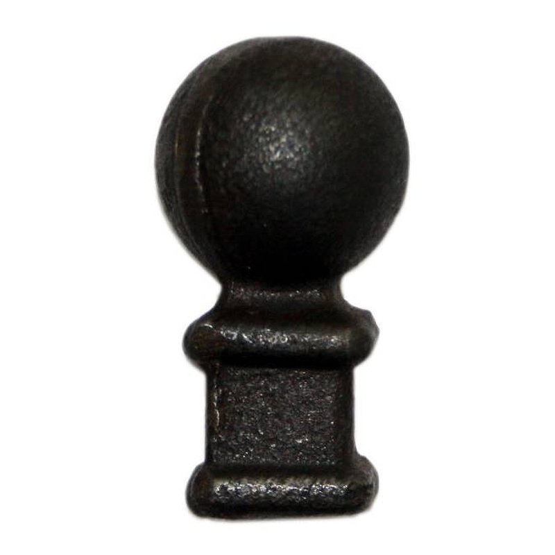 Zaunspitze, Ansatz 24x24mm, H: 60mm, Kugel