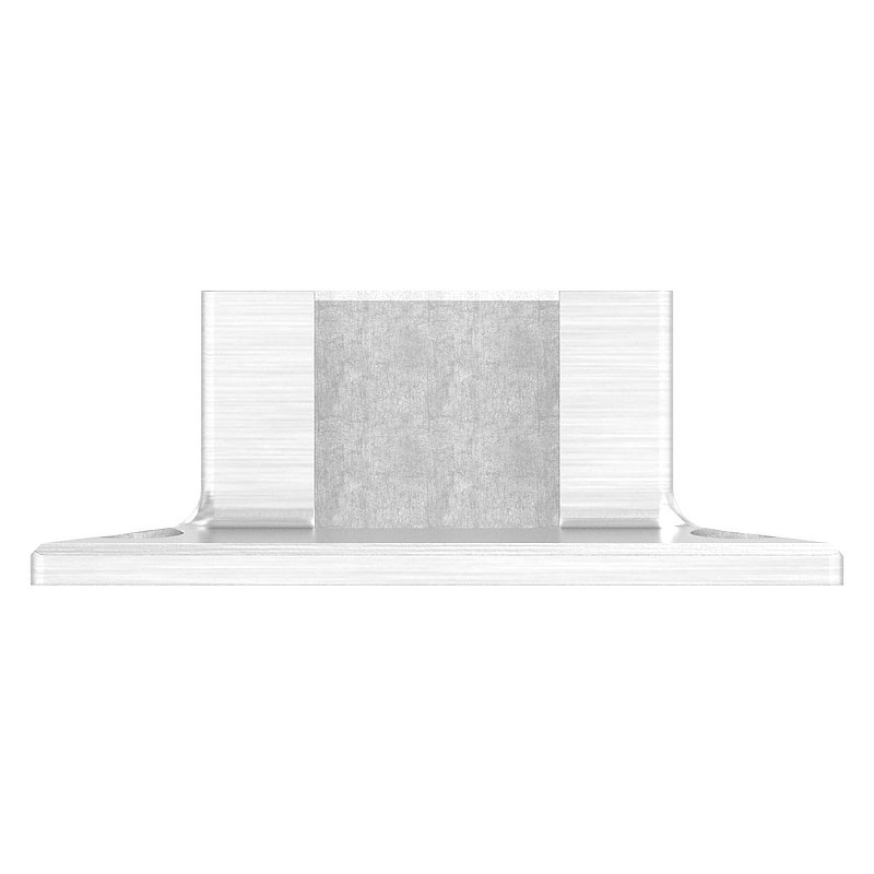 Wandbefestigung für Quadratnutrohr 40x40mm, V4A