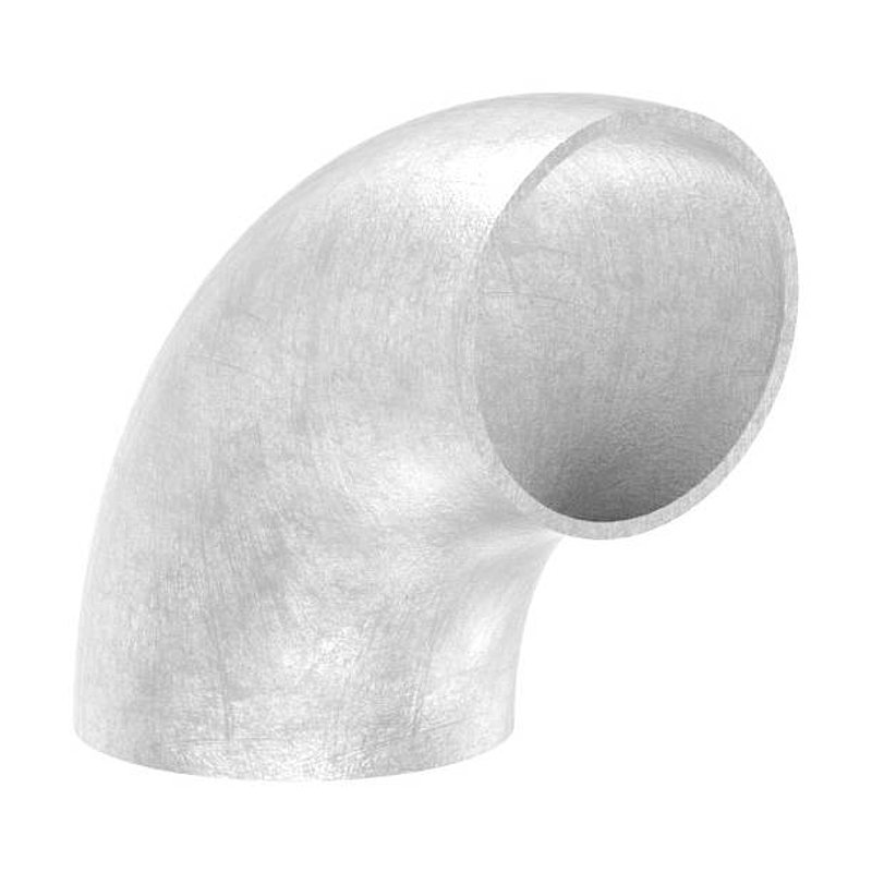 Schweißbogen 90°, 48,3x2,0mm, ungeschliffen, V2A