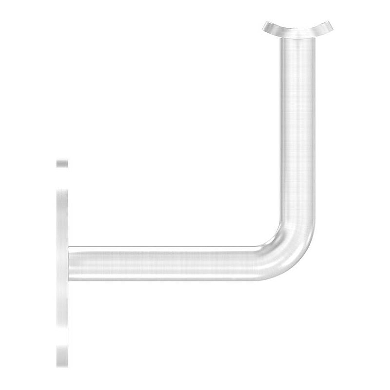 Support mural avec plaque de fixation pour main-courante de Ø 42,4mm, (embase et étrier soudé), V2A